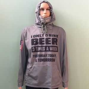 Beer pocket hoodie store